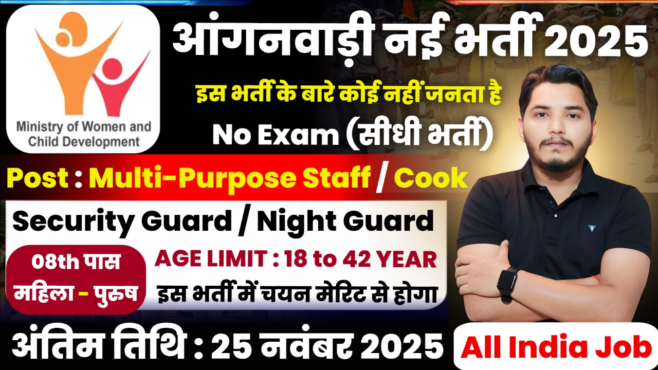 WCD Anganwadi Recruitment