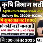 Agriculture Department New Recruitment