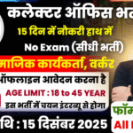 Collector Office Recruitment