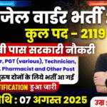 Jail Warder Recruitment