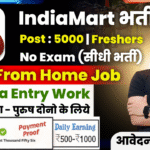 IndiaMart Work From Home Recruitment