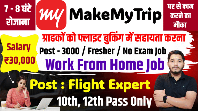 MakeMyTrip Work From Home Job