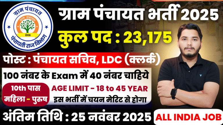 Panchayati Raj Vibhag Recruitment