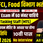 Food Department Recruitment