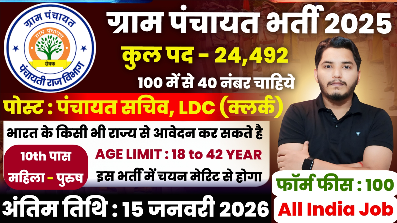 Panchayati Raj Vibhag Recruitment