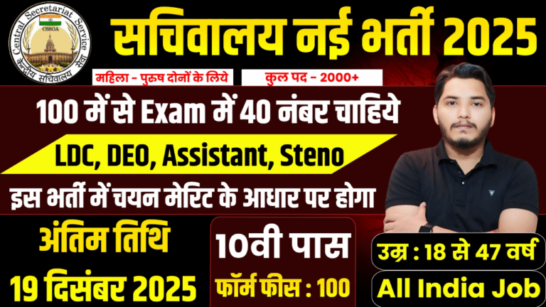 Sachiwalya Recruitment