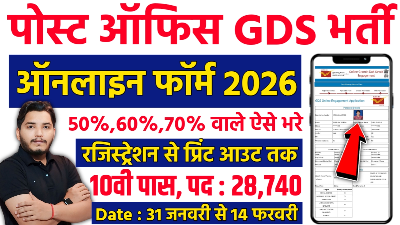 India Post GDS Recruitment 2026 Notification Out For 28,740 Post Vacancy India Post GDS Recruitment