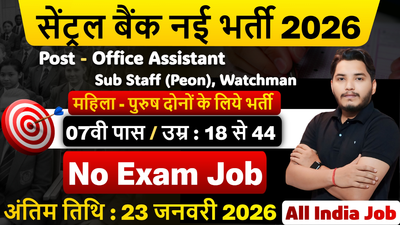 Central Bank Of India Recruitment