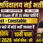 Sachiwalya Recruitment