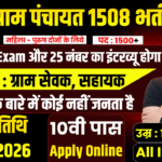 Gram Panchayat Recruitment